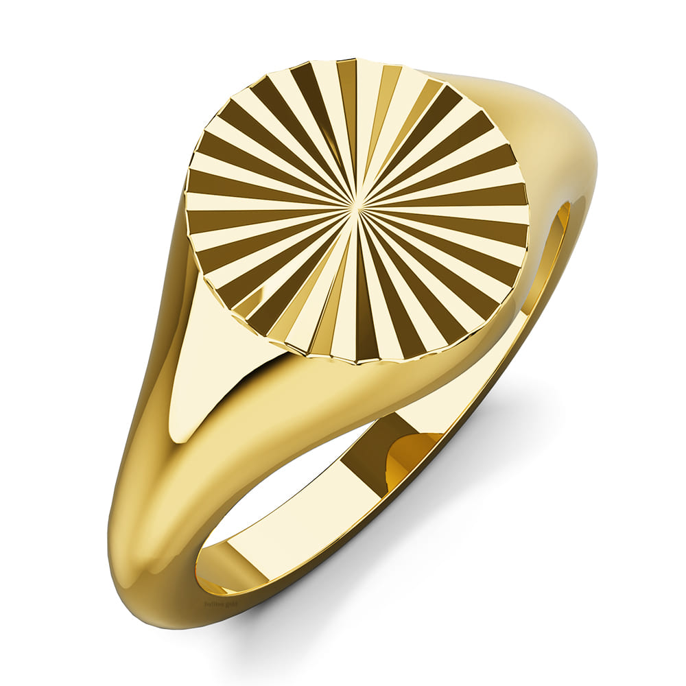 Vortex Aura Gold Plated Ring
