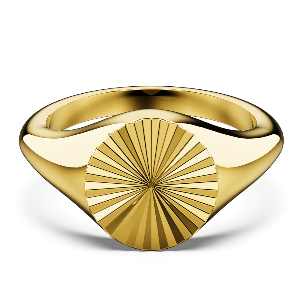 Vortex Aura Gold Plated Ring - Image 2