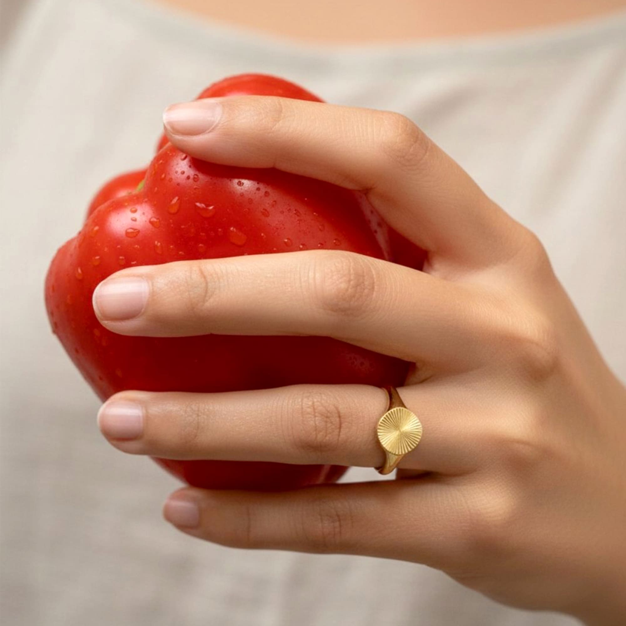 Vortex Aura Gold Plated Ring - Image 7