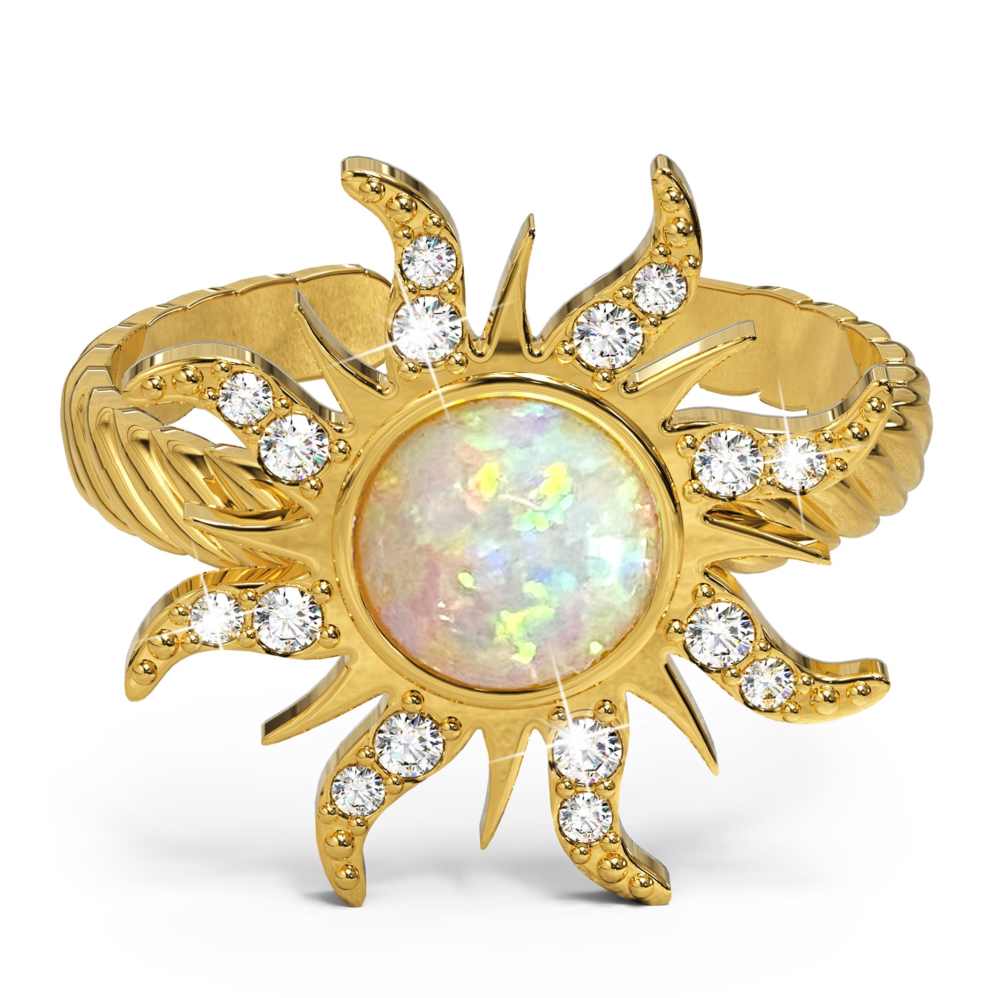 Celestial Opal Sun Ring - Image 2