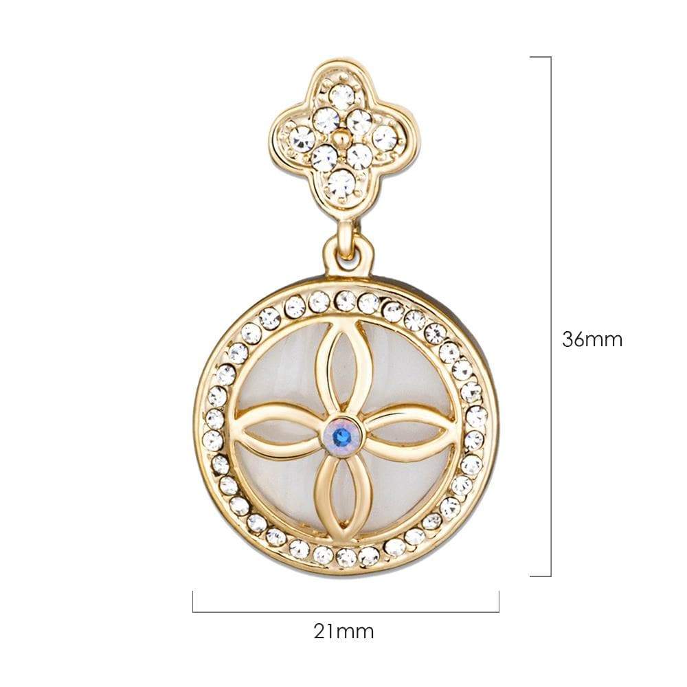 Decandence Earrings Embellished with SWAROVSKI® Crystals - Image 2