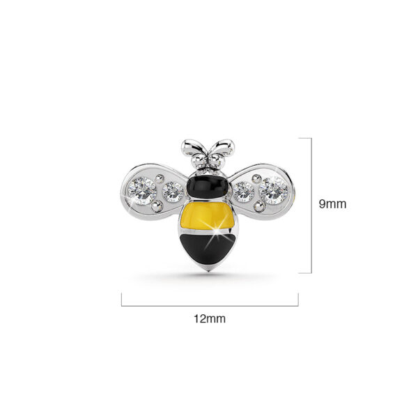 Bumblebee Crystal Earrings - Image 4