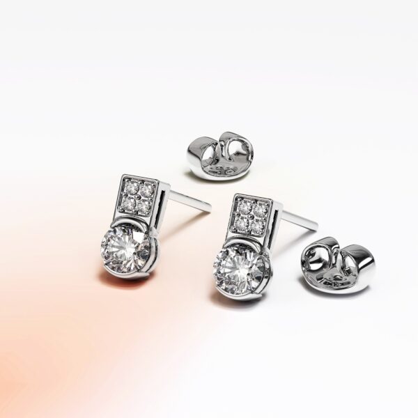Intricate Glam Drop Earrings Embellished with SWAROVSKI® Crystals - Image 3