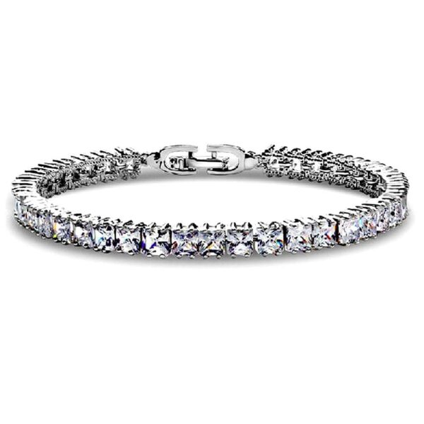 Princess Cut Tennis Bracelet