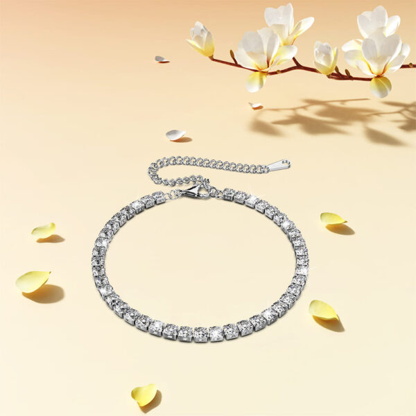 Arena Crystal Tennis Bracelet Embellished with SWAROVSKI® Crystals - Image 3