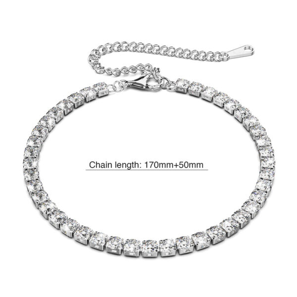 Arena Crystal Tennis Bracelet Embellished with SWAROVSKI® Crystals - Image 4