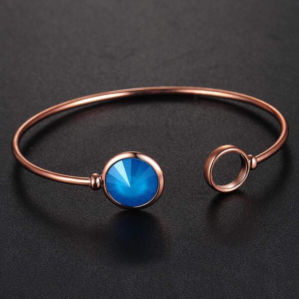 Pristine Bangle Rose Gold Embellished with SWAROVSKI® Crystals - Image 2