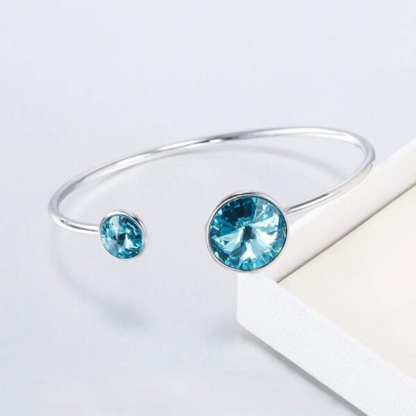 Serene Bangle Embellished with SWAROVSKI® Crystals - Image 4