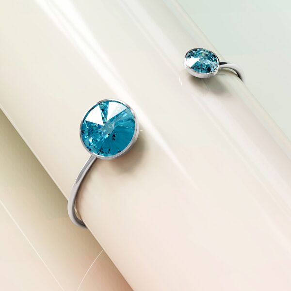 Serene Bangle Embellished with SWAROVSKI® Crystals - Image 3