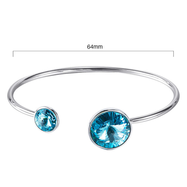 Serene Bangle Embellished with SWAROVSKI® Crystals - Image 5