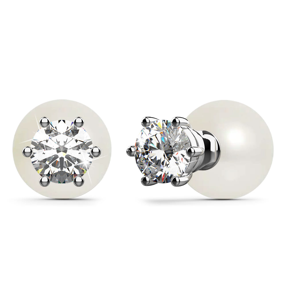 Crystal Bubble Studs Embellished with SWAROVSKI® Crystals