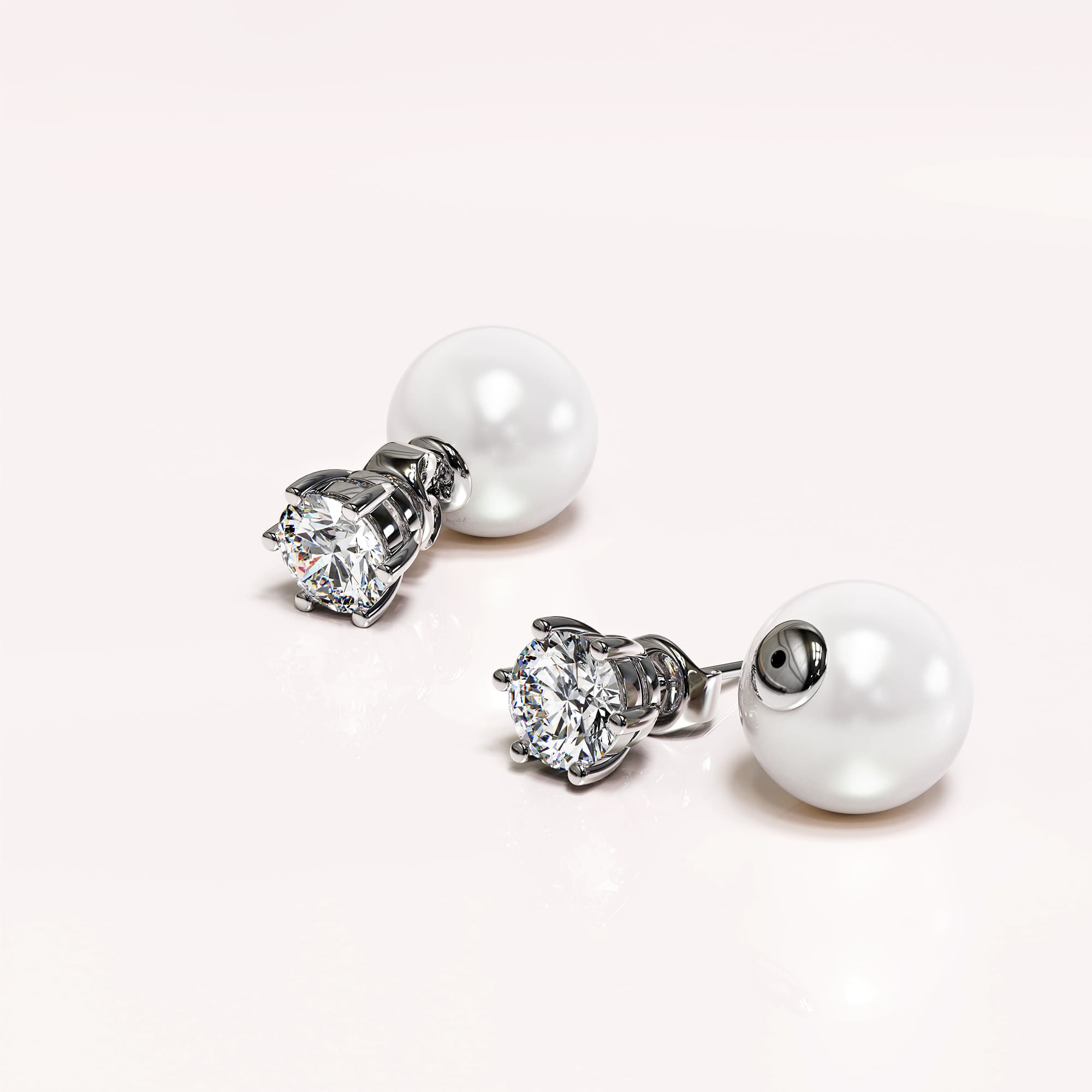 Crystal Bubble Studs Embellished with SWAROVSKI® Crystals - Image 3