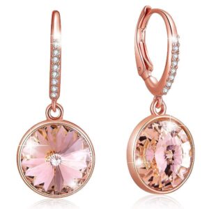 Precious Drop Earrings Vintage Rose Embellished with SWAROVSKI® Crystals