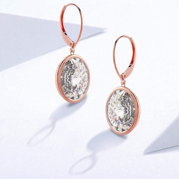 Lux Glow Drop Earrings Embellished with SWAROVSKI® Crystals - Image 3
