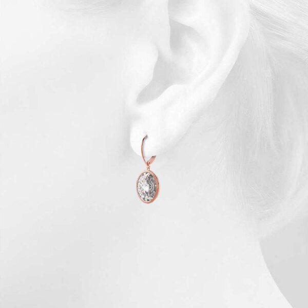 Lux Glow Drop Earrings Embellished with SWAROVSKI® Crystals - Image 4