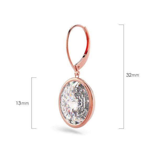 Lux Glow Drop Earrings Embellished with SWAROVSKI® Crystals - Image 5