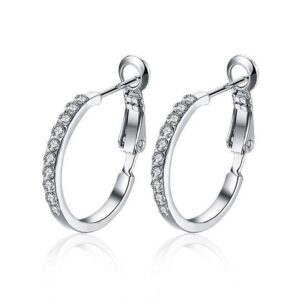 Sheer Lady Latch-Back Earrings Embellished with SWAROVSKI® Crystals