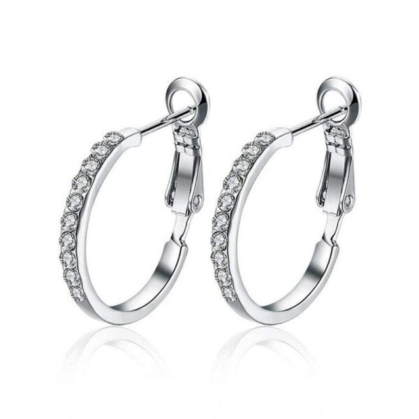 Sheer Lady Latch-Back Earrings Embellished with SWAROVSKI® Crystals