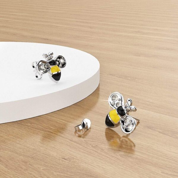 Bumblebee Crystal Earrings - Image 2
