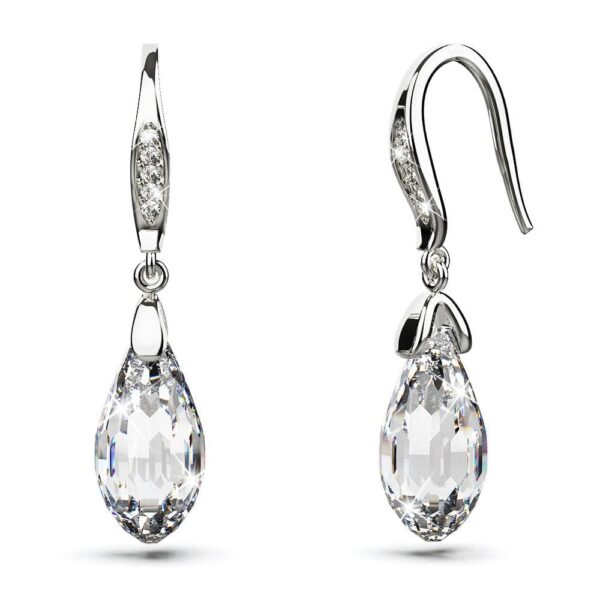 Midnight Dazzle Drop Earrings Embellished with SWAROVSKI® Crystals