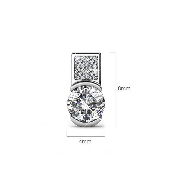 Intricate Glam Drop Earrings Embellished with SWAROVSKI® Crystals - Image 6