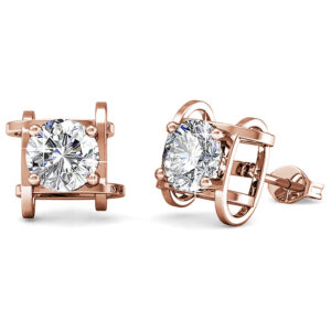 Majestic Beauty Stud Earrings Embellished with SWAROVSKI® Crystals