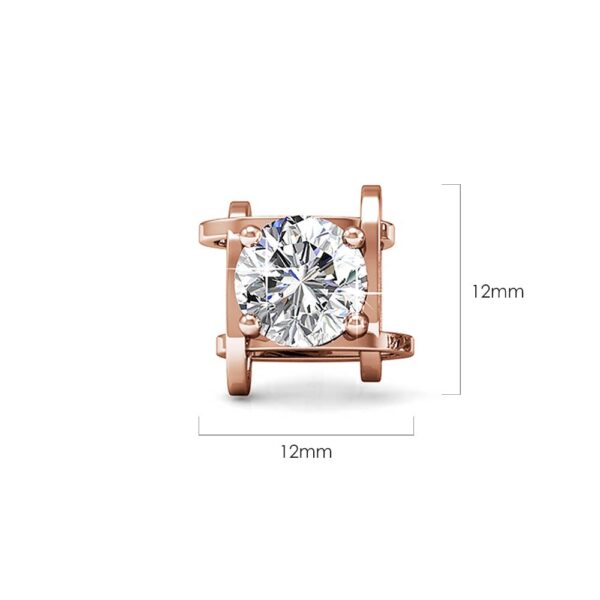 Majestic Beauty Stud Earrings Embellished with SWAROVSKI® Crystals - Image 5