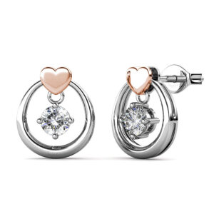 Felina Love Earrings Embellished with SWAROVSKI® Crystals