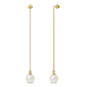 Katarina Pearl Drop Earrings Embellished with SWAROVSKI® Crystals Pearls