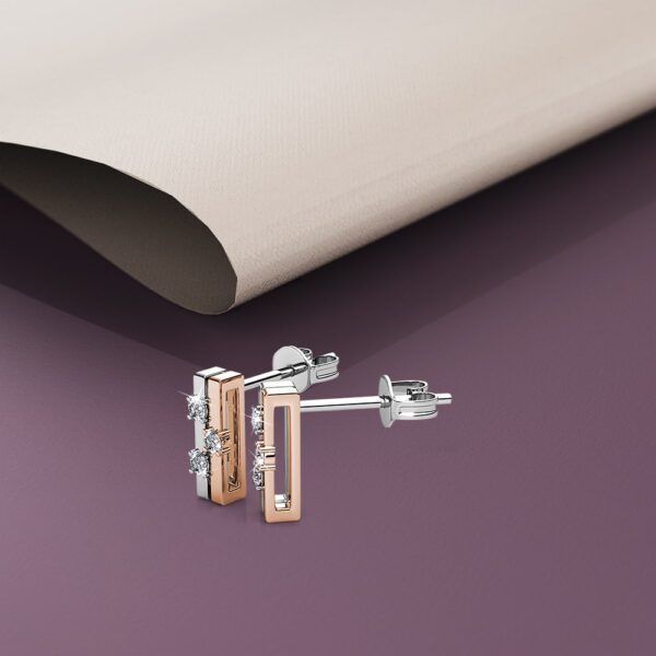 My Crystal Story Stud Earrings Embellished with SWAROVSKI® Crystals - Image 4