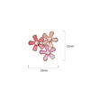 Petalia Pink Stud Earrings Featured SWAROVSKI® Crystals in Rose Gold - Image 6