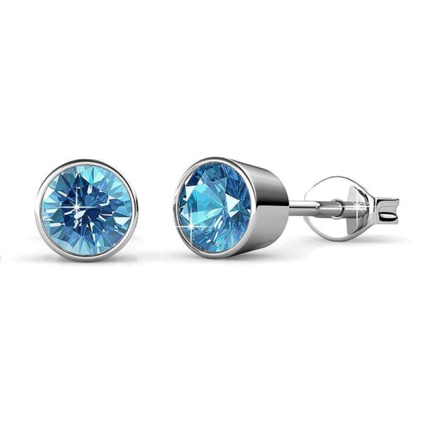 Boxed 7 Pairs Stud Earrings Set Embellished with SWAROVSKI® Crystals - Image 3