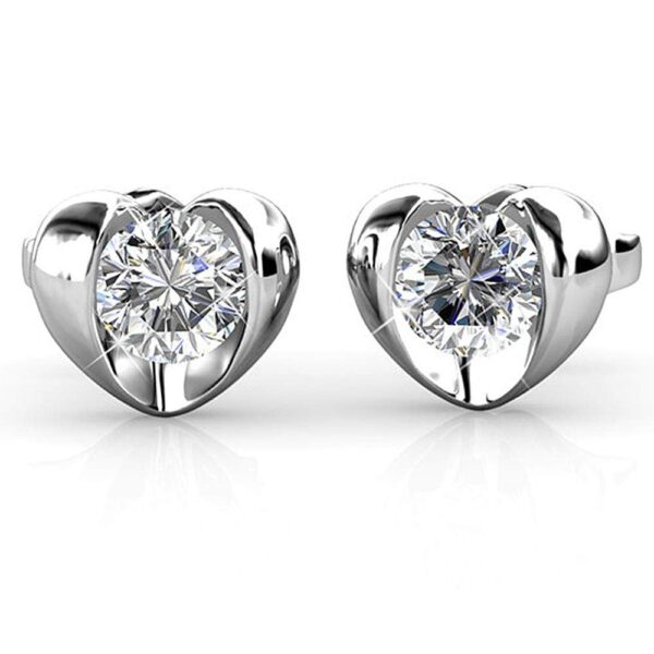 Boxed 3 Pairs Stud Earrings Set Embellished with SWAROVSKI® Crystals - Image 3