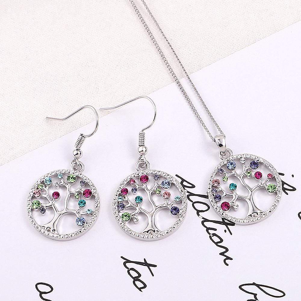 Boxed Tree Of Aurelia Necklace and Earrings Set - Image 4