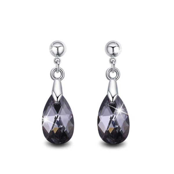 Cerelia Necklace and Earrings Set Embellished with SWAROVSKI® Crystals - Image 3