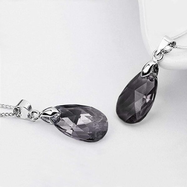 Cerelia Necklace and Earrings Set Embellished with SWAROVSKI® Crystals - Image 5