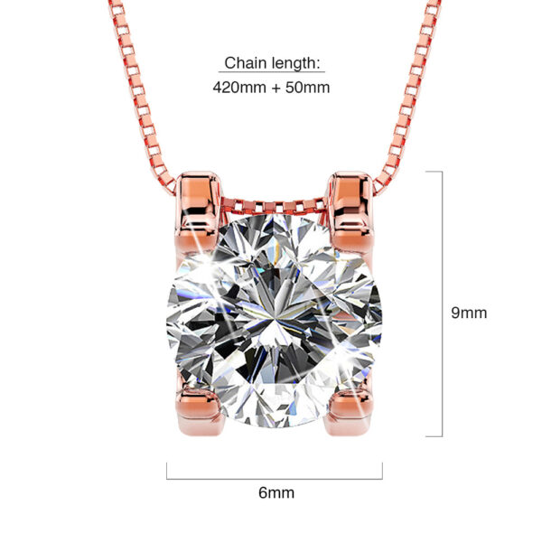 Sonata Crystal Necklace Embellished with SWAROVSKI® Crystals - Image 3