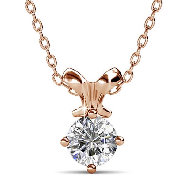 Treasure Bling Pendant Necklace in Rose Gold Embellished with Crystals from SWAROVSKI®