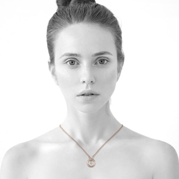 A Thousand Butterfly Necklace Embellished with Crystals from SWAROVSKI® in Rose Gold - Image 5