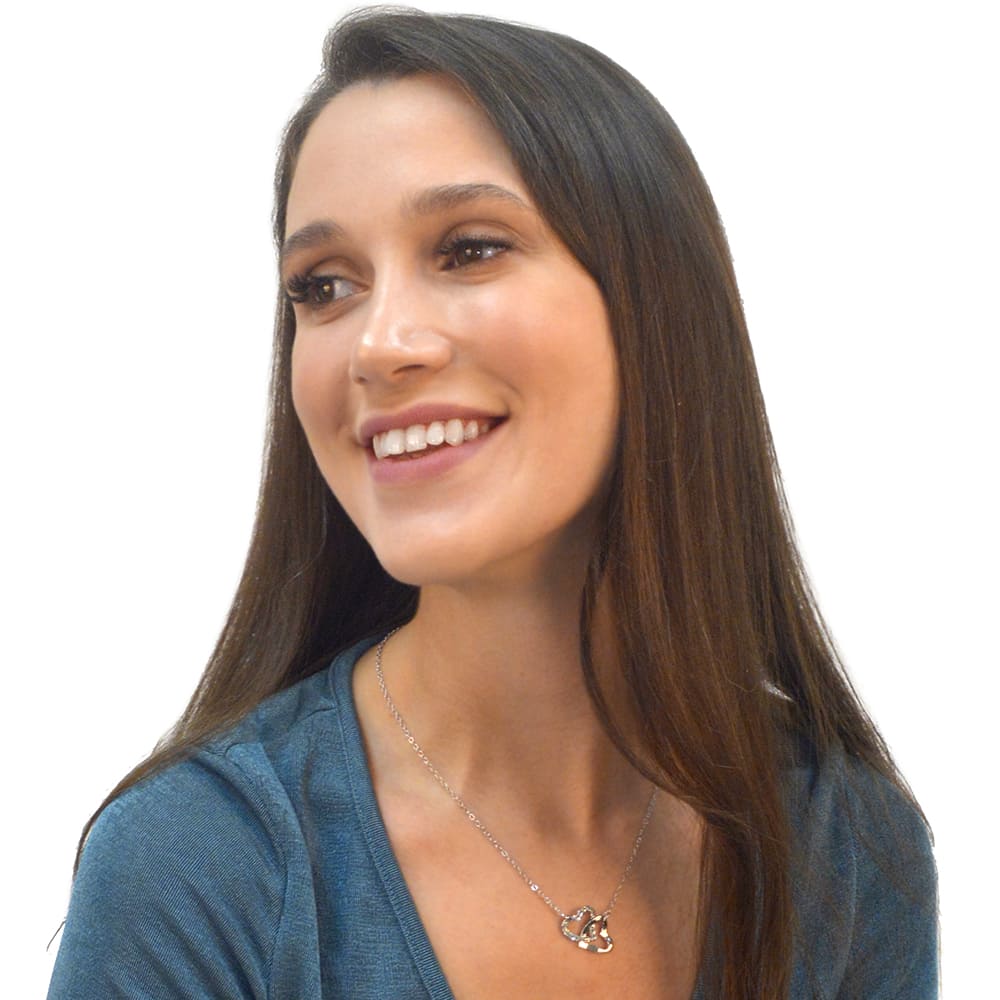 Hearts Entwined Pendant Necklace Embellished with SWAROVSKI® Crystals - Image 4