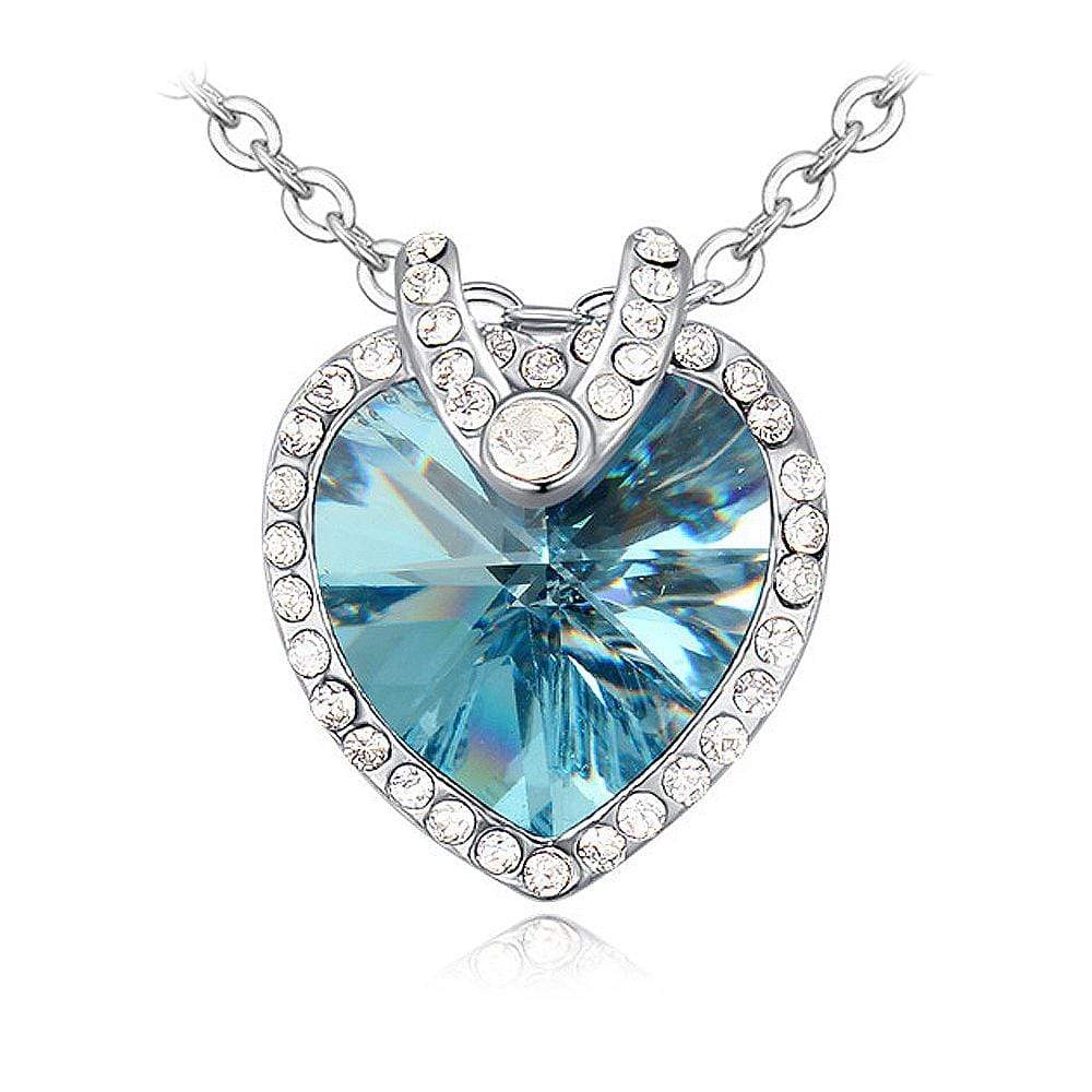 Heart Frost Necklace Embellished with SWAROVSKI® Crystals