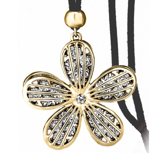 Spring Bloom Flower Necklace Embellished with SWAROVSKI® Crystals