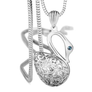Swan Lake Long Necklace Embellished with SWAROVSKI® Crystals