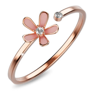 Petalia Pink Ring Featured SWAROVSKI® Crystals in Rose Gold