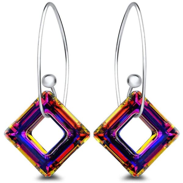 Boxed Solid 925 Sterling Silver Mystical Cubic Set Embellished with SWAROVSKI® Crystals - Image 2