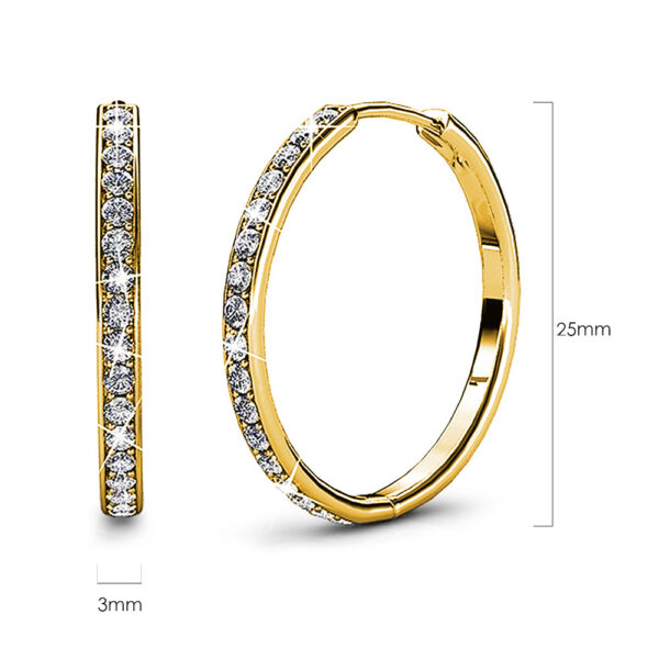Boxed Encrusted Crystal Earrings Set Embellished with SWAROVSKI® Crystals - Image 9