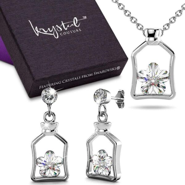 Boxed Cutie Star Necklace And Earrings Set Embellished with SWAROVSKI® Crystals