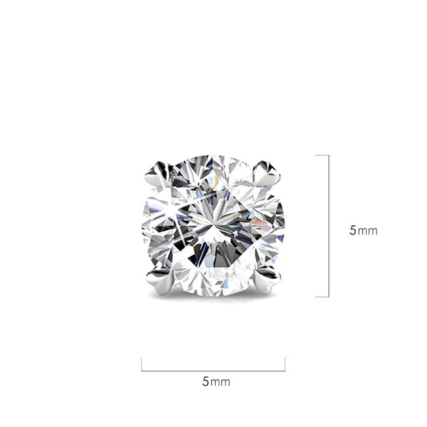 Boxed 2 Pairs Solitaire Studs Earrings Set Embellished with SWAROVSKI® Crystals - Image 7