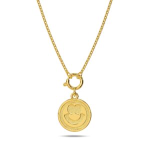 Smiley Charm Gold Necklace