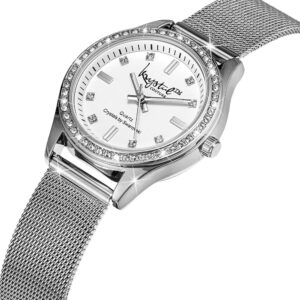 Sensational Lux White Gold Watch Embellished With SWAROVSKI¬Ã† Crystals